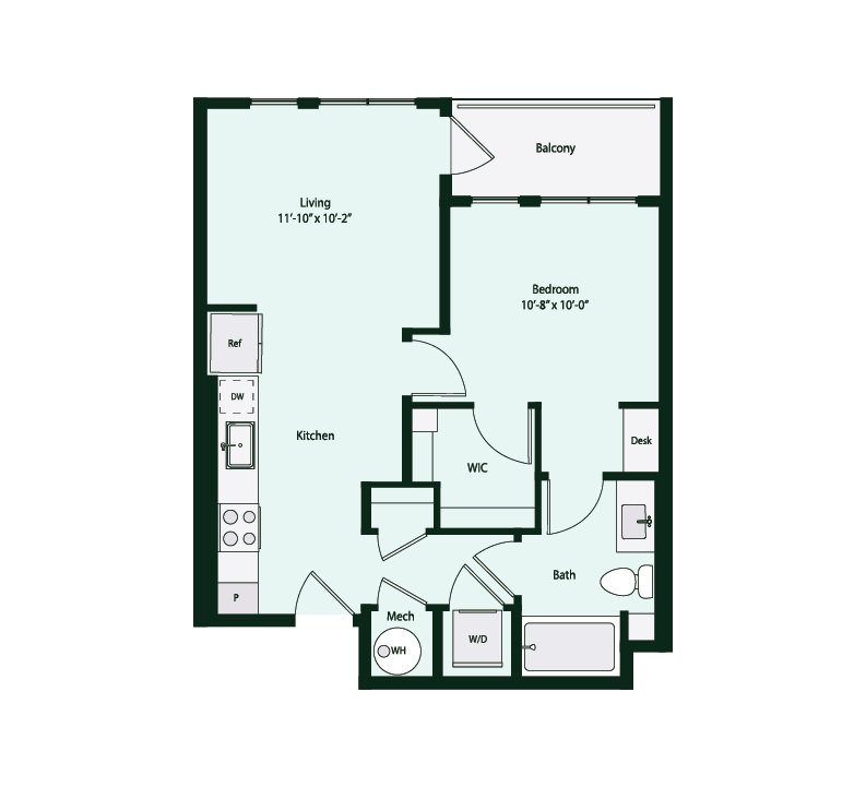 Floor plan layout diagram for E2